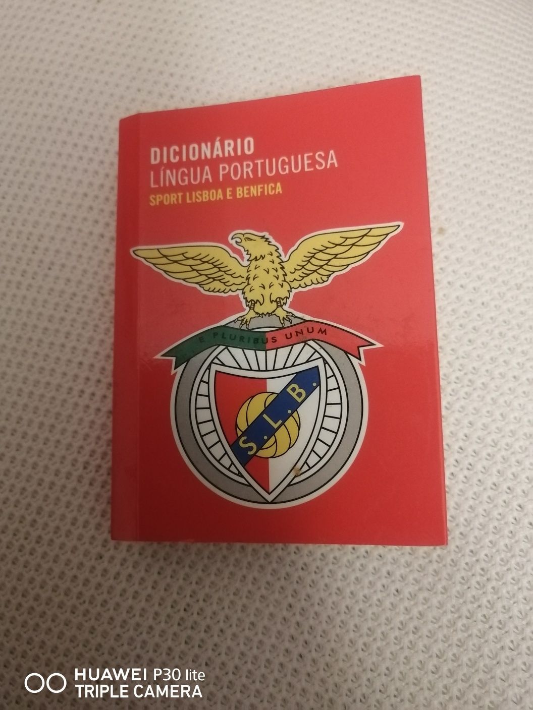 Dicionário da lingua portuguesa "sport Lisboa e Benfica"