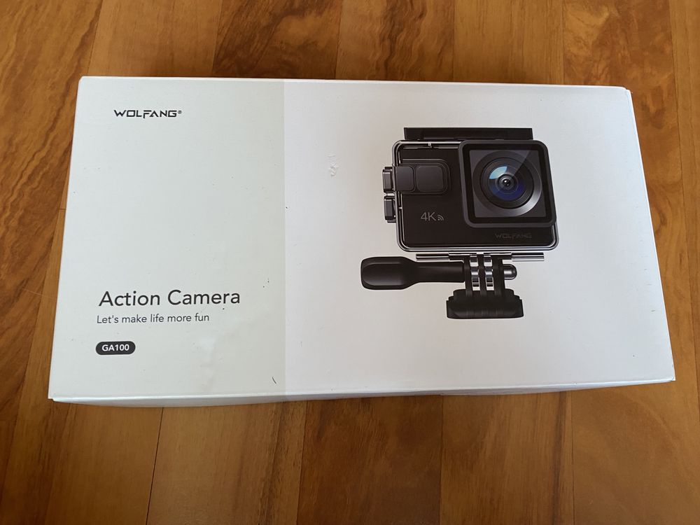 WOLFANG GA100 Action Camera 4K 20MP Waterproof 40M