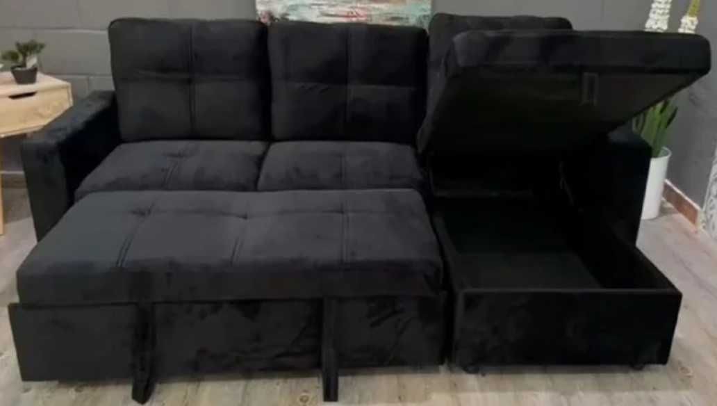 Liquidação sofá-cama, frete grátis, pagamento na entrega