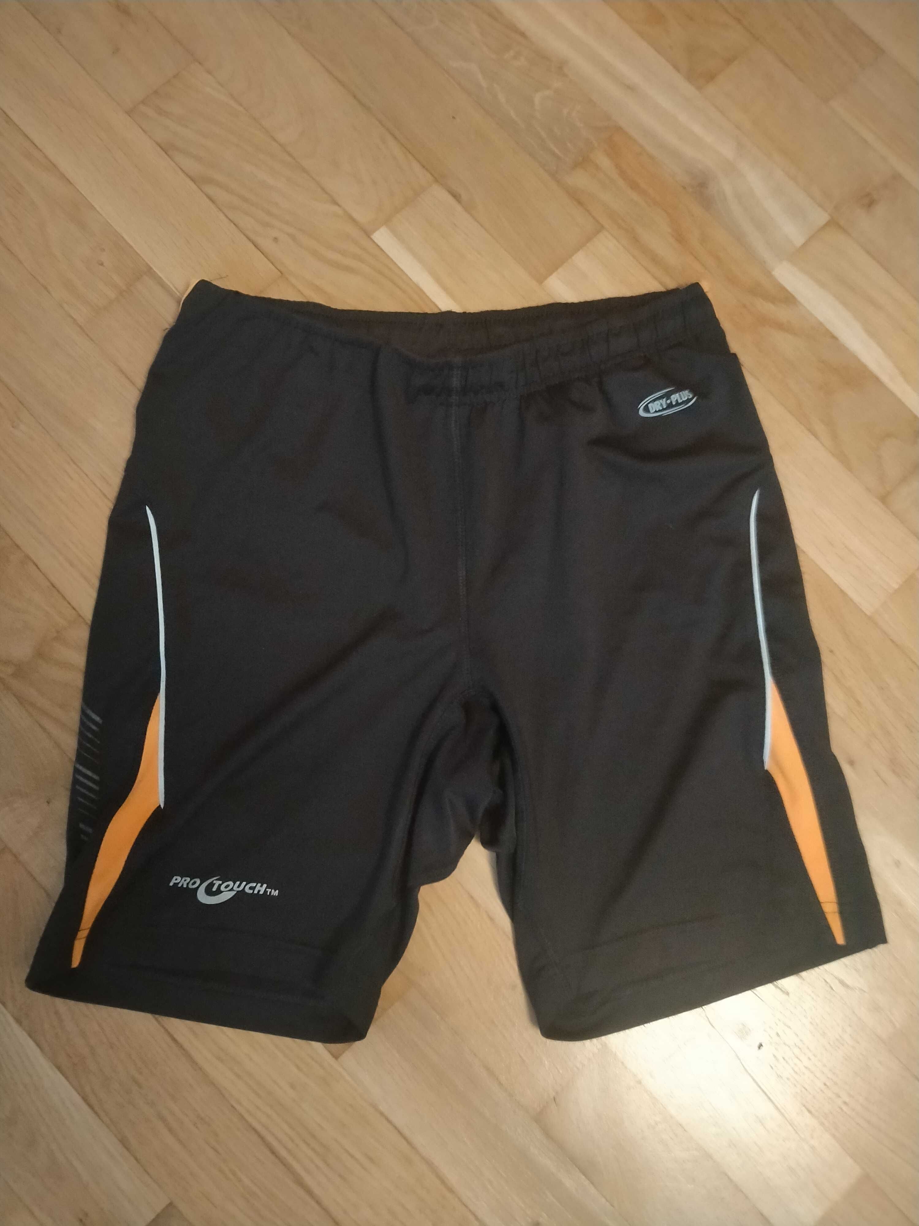 Spodenki rowerowe, męskie, czarne Protouch, oryginalne, dobra jakość