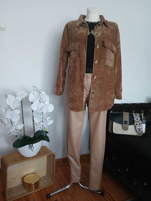Nowa koszula kurtka S M L narzutka piękny hitowy mega model oversize