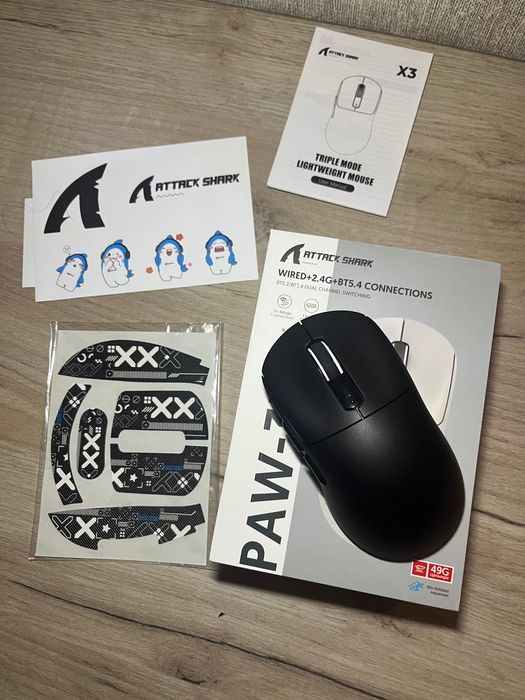 Ігрова мишка Attack Shark X3 PAW3395 26000 DPI
