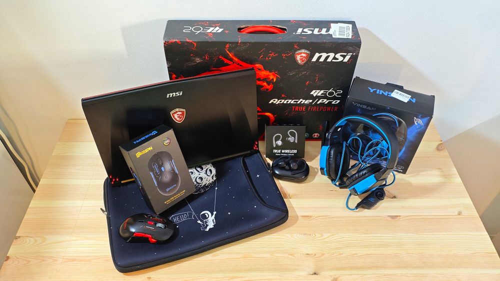 PC Portátil Gaming MSI + Acessórios