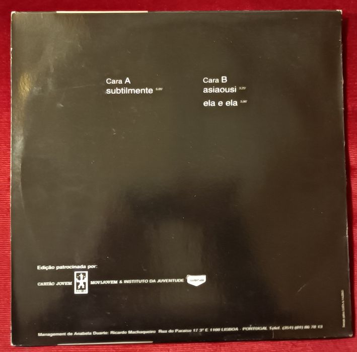 Anabela Duarte "Subtilmente" vinil RARO