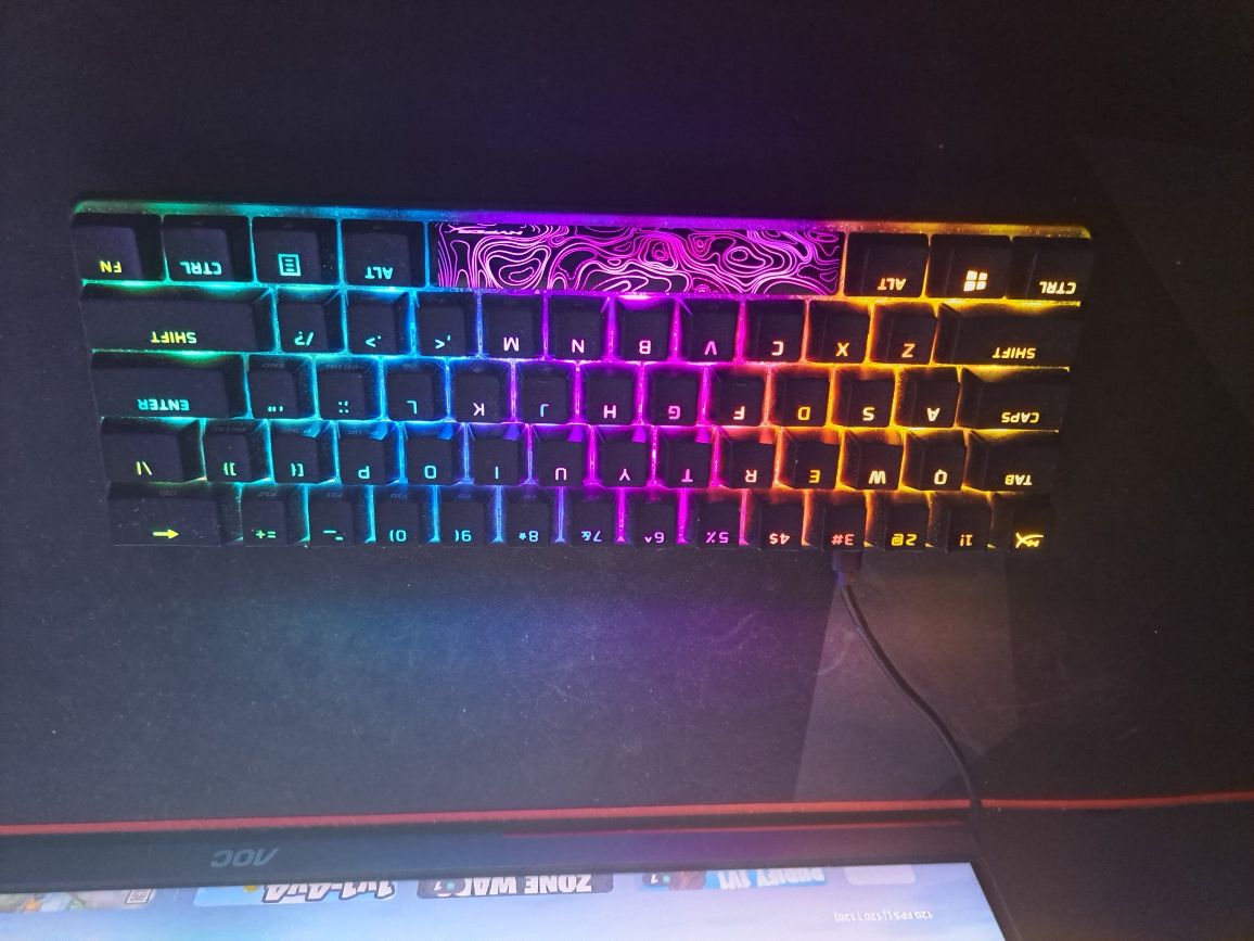 Vendo Attack Shark 60He e HyperX alloy 60% como novos!
