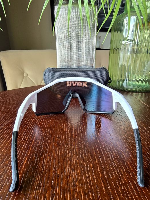 Okulary przeciwsłoneczne White / rowerowe sportowe bieganie MTB