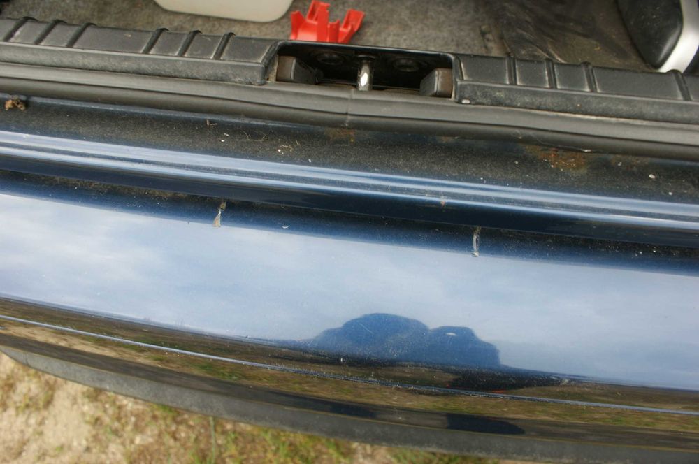 Bmw e46 coupe cabrio zderzak tył tylny  m pakiet mysticblau metallic