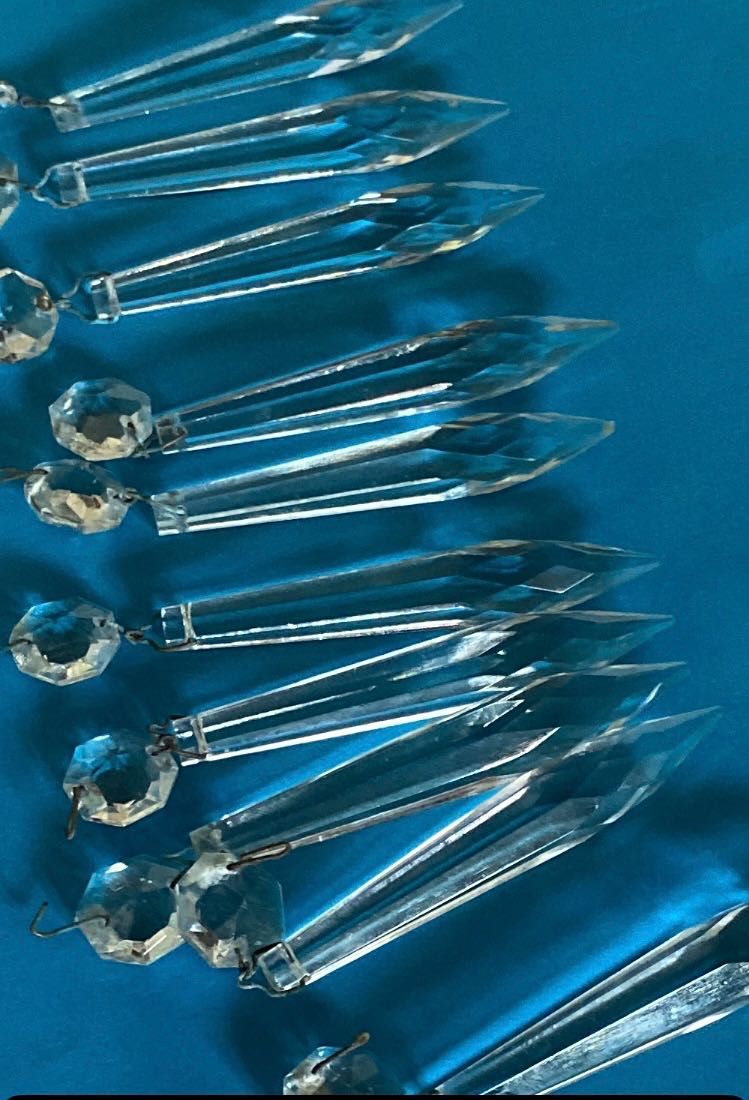 Pontas de cristal para candeeiro