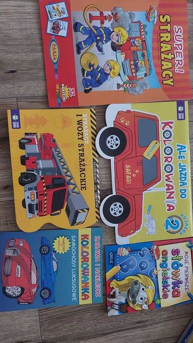 Książki dla dzieci różne, fajne kolorowanki