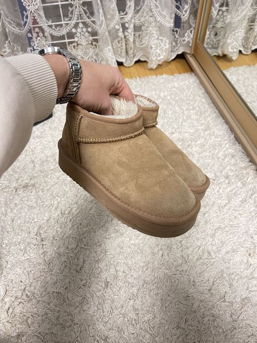 Угги Next для дівчинки натуральна замша