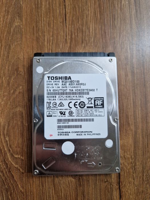 Zestaw dysków 2,5 cala HDD