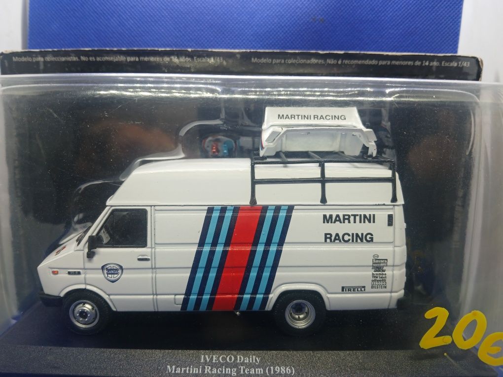 Miniaturas 1:43 Assistência Rallys 8 modelos diferentes  novas
