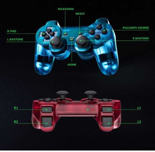 Kontroler AUFGLO Retro Classic 2szt. PS2 Games/DS2/PC