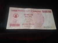 Banknot 10.000.000  Dolarów Zinbabwe