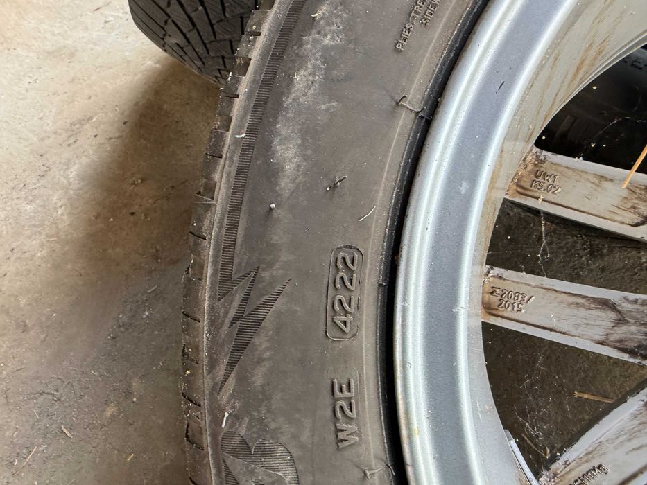 Alufelgi Kola Opony 205/55r16 91H Bridgestone 5x112 ET46 Audi VW Skoda