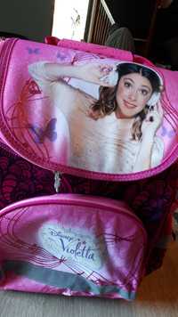 Plecak szkolny dziewczynka różowy Violetta