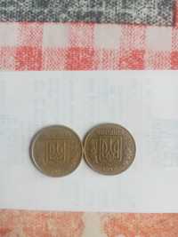 Монета номіналом 25коп.1992р