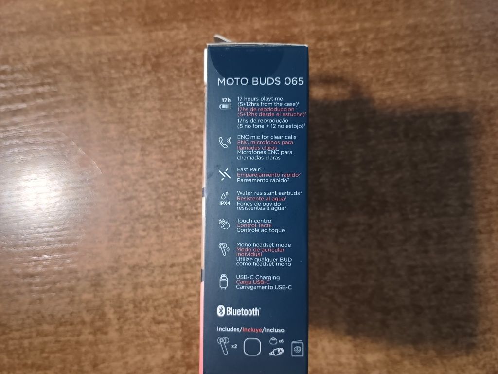 Motorola moto buds 065 ENC Moonless Night