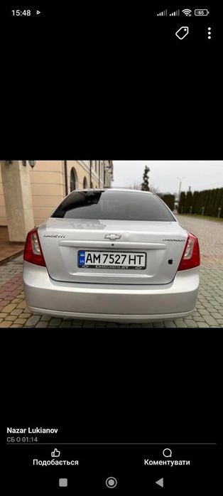 Продам chevrolet lacetti 2007 року чистий бензин