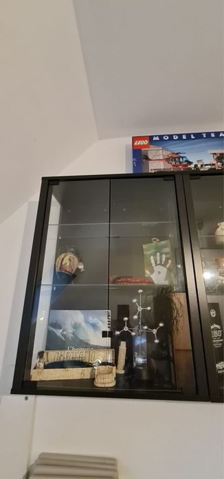 Szafki wiszace przeszklone 60x80x25 z oswietleniem