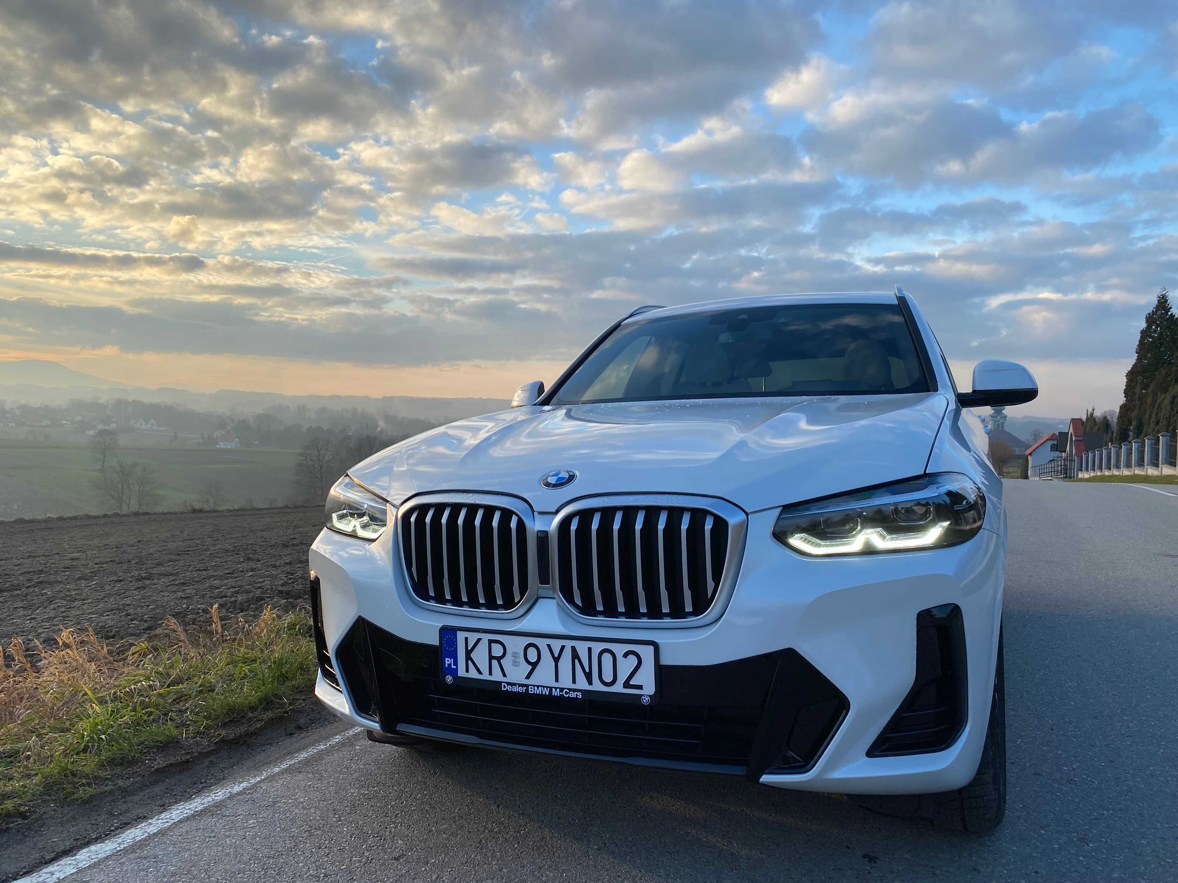 Auto do ślubu nowe BMW X3, samochód do ślubu z kierowcą