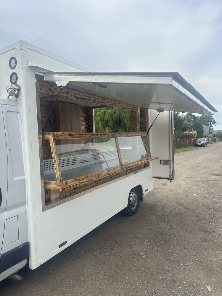 Auto sklep Fiat ducato food truck kompresor po regeneracji