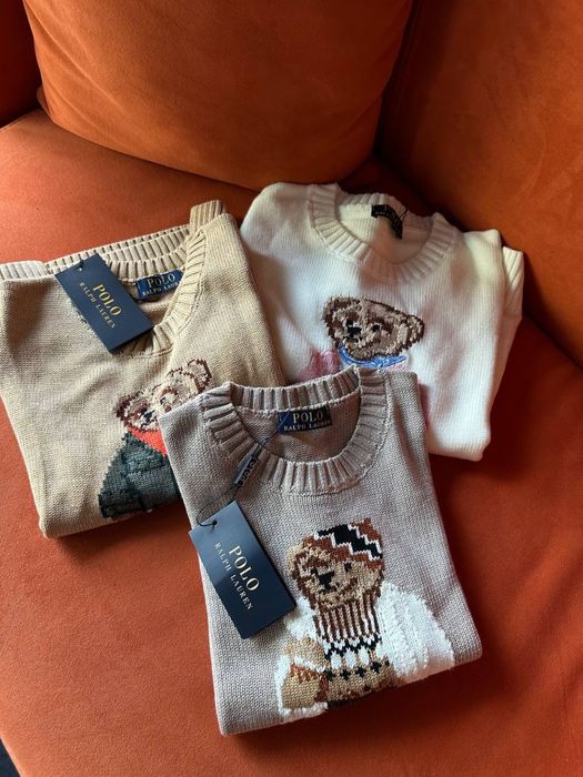 кофта polo by ralph lauren bear поло мишка жіночкий светр