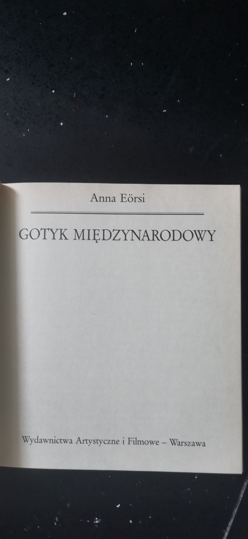 Gotyk międzynarodowy
Anna EORSI