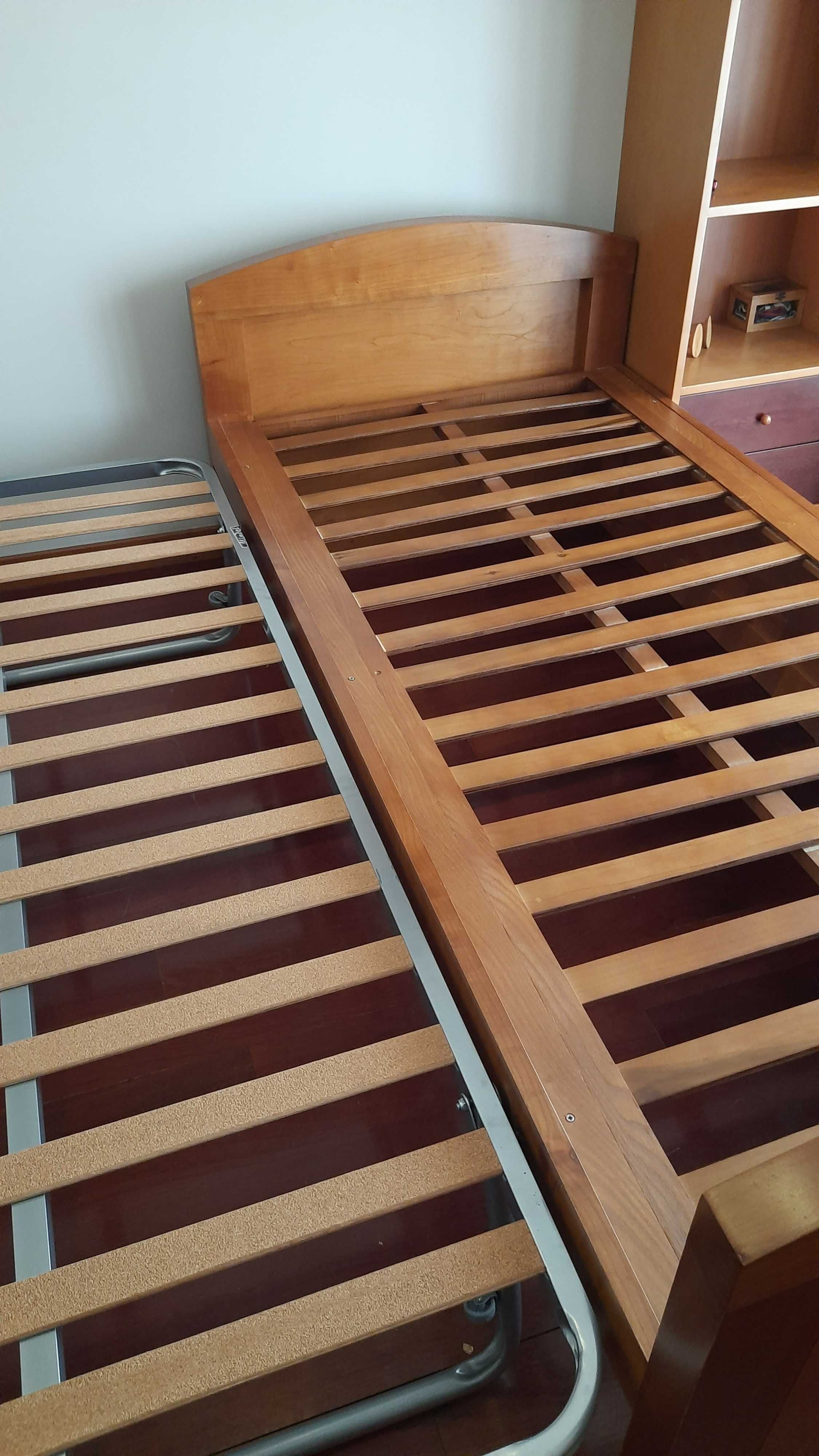 Cama de solteiro com gavetão cama elevatório