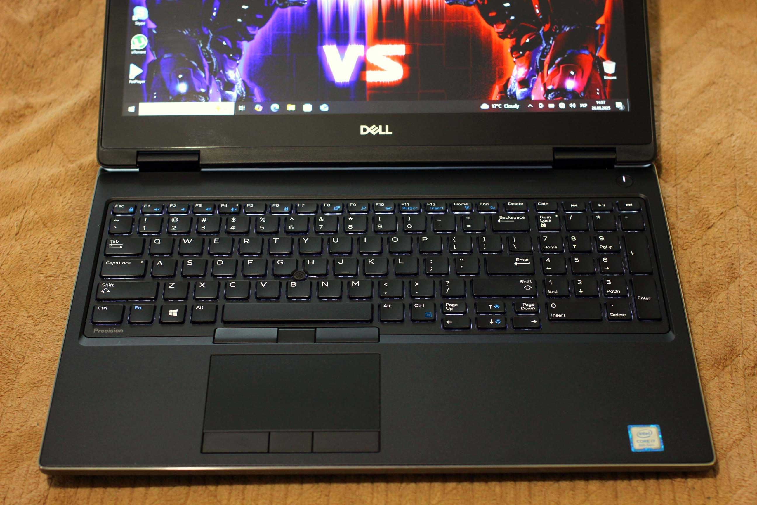 DELL7530/i7-8850H/NvidiaQuadroP1000 4GB/16GB/SSD512/АКБ5ч/15FHD СЕНСОР