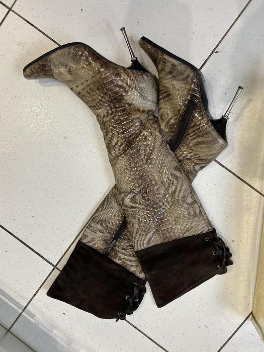 Сапоги ботфорты pier lucci