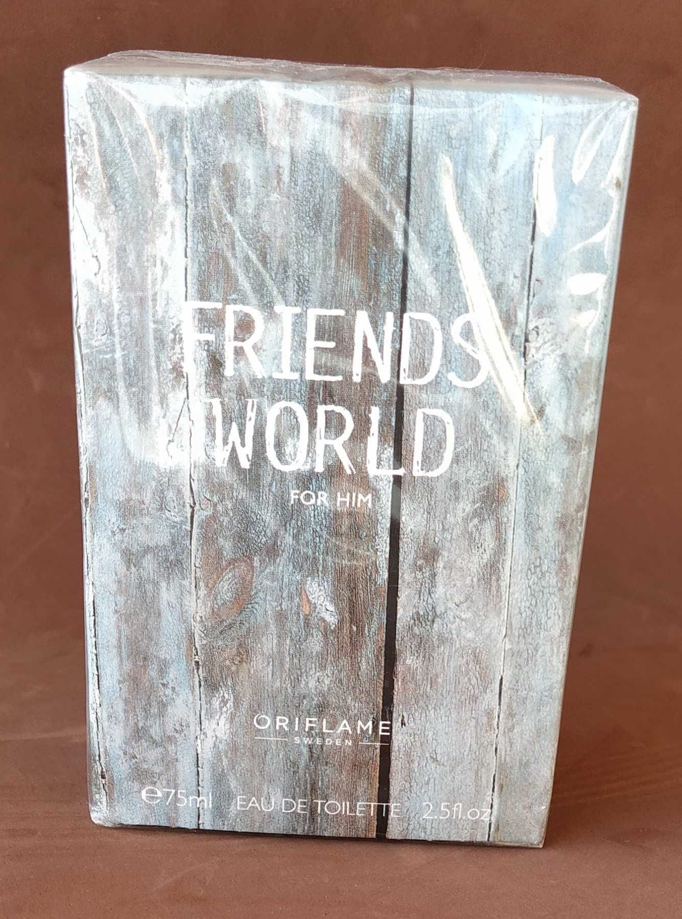 Perfume de Homem Friends World- 75 ml- Lacrado
