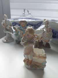 Figurka,   stara cienka porcelana