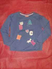 Bluza dla dziewczynki cienka CoolClub r. 134