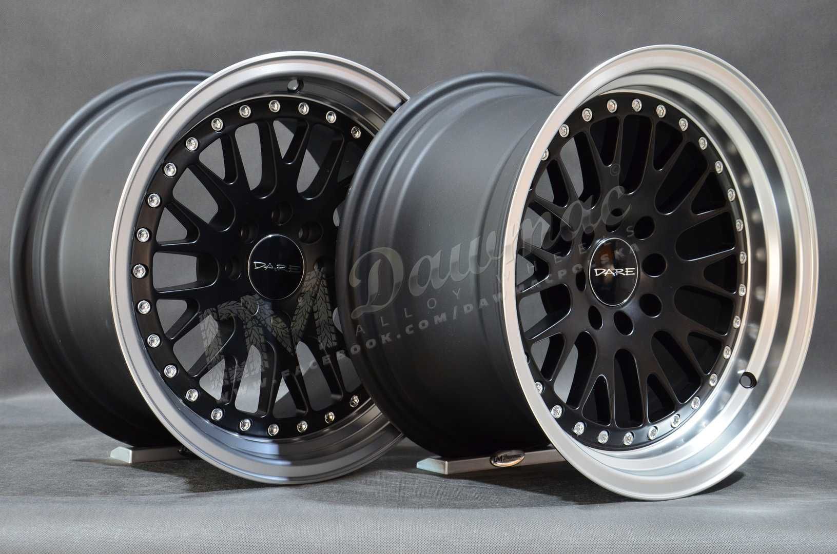 Felgi DARE Ind-27 15" 8J + 9J ET20 4x100 / 4x108 Matt Black