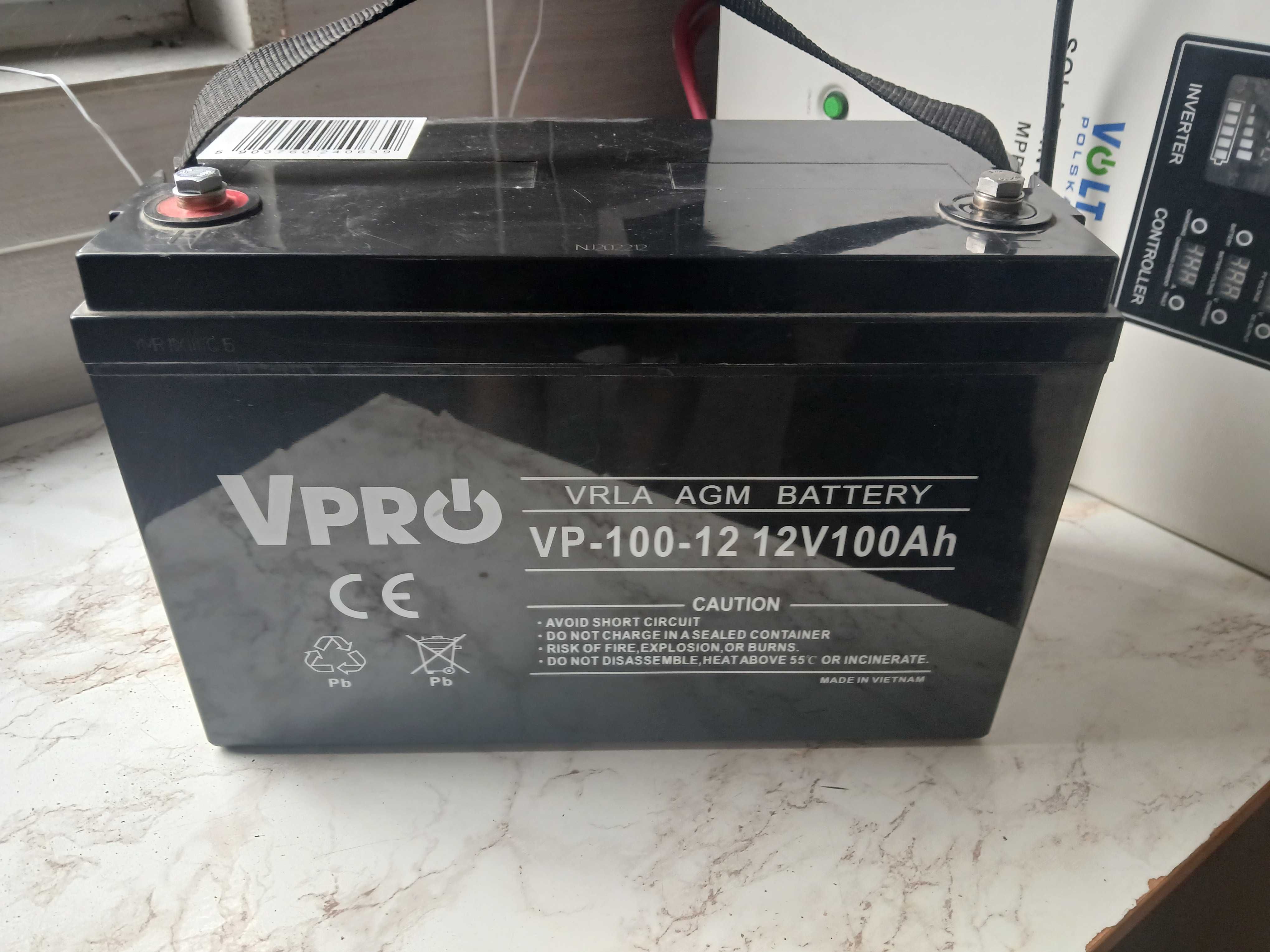 Inwerter solarny 1400W z akumulatorem 100Ah