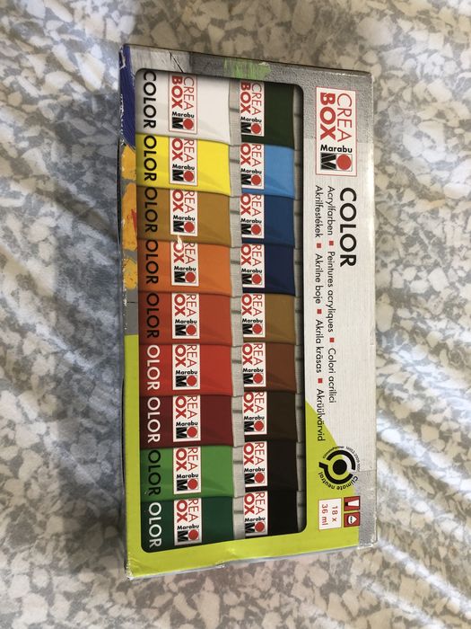 Набір акрилових фарб Marabu CREABOX COLOR