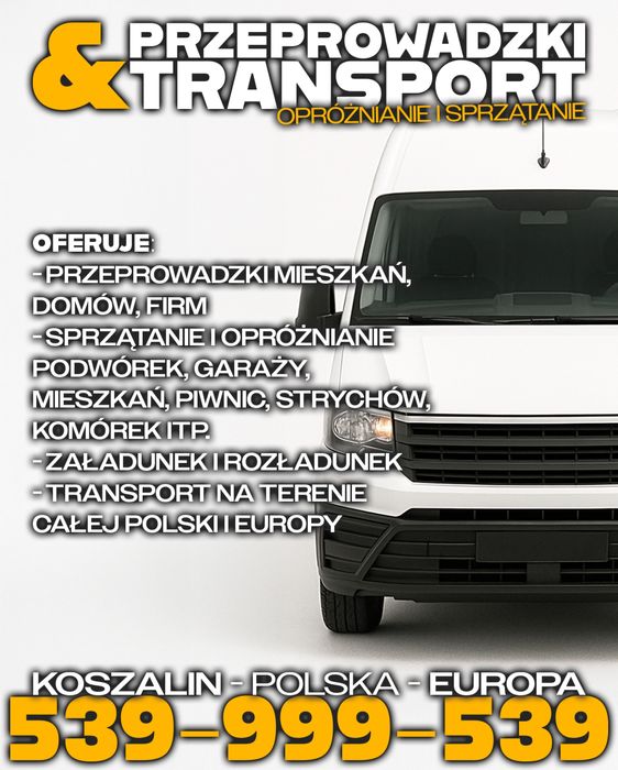 Przeprowadzki • Wywozy • Sprzątanie  – BUS | TANIO I SOLIDNIE