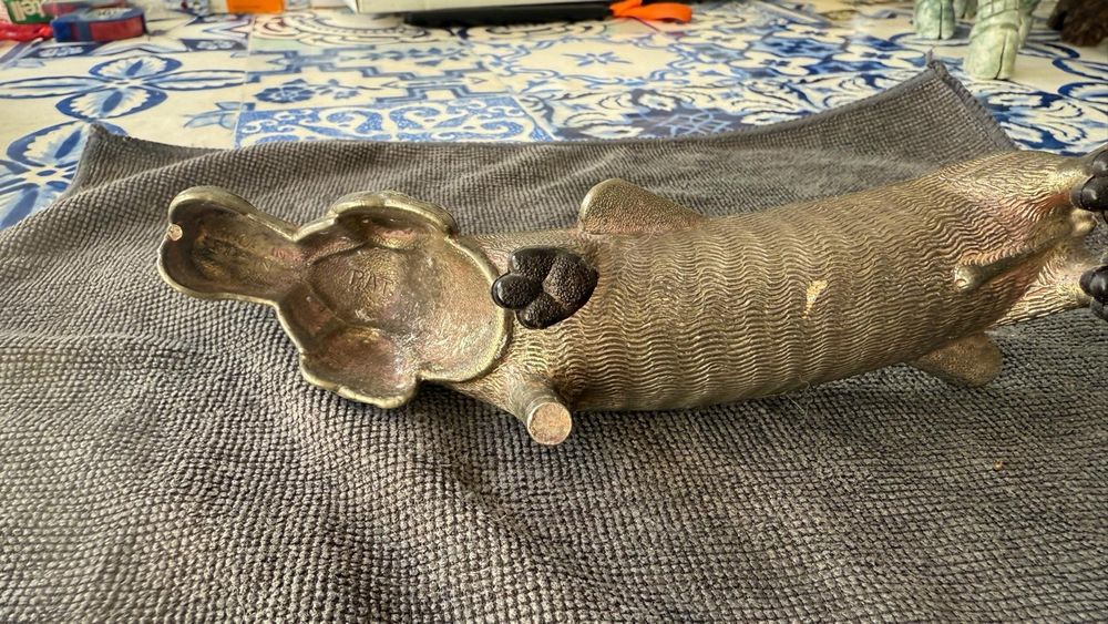 Cinzeiro decorativo em ferro