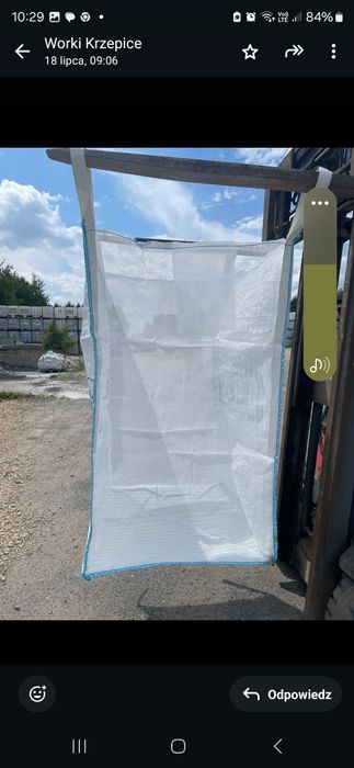 Nowe worki big bag wentylowane 150/100/100 wysyłka detal
