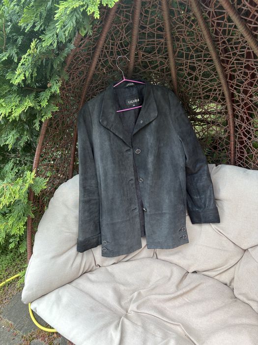 Женский кожаный пиджак, L-XL, жіночий піджак, куртка натуральна шкіра