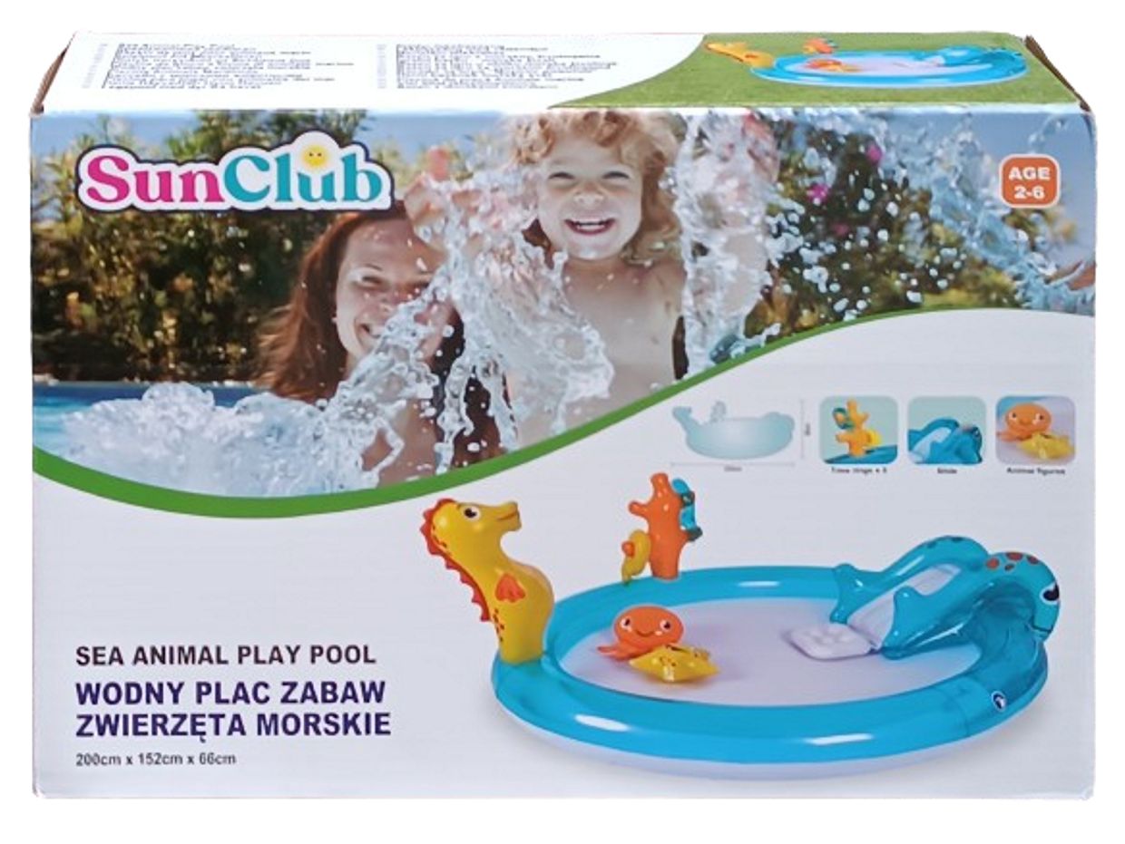 Basen dla dzieci SunClub - Plac zabaw 64x152x203cm