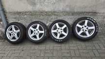 Sprzedam alufelgi 5x110 z oponami letnimi