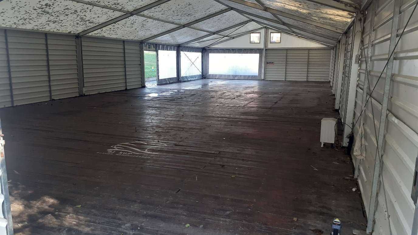 hala namiotowa namiot magazynowy hangar magazyn 10x25 250 m² używana