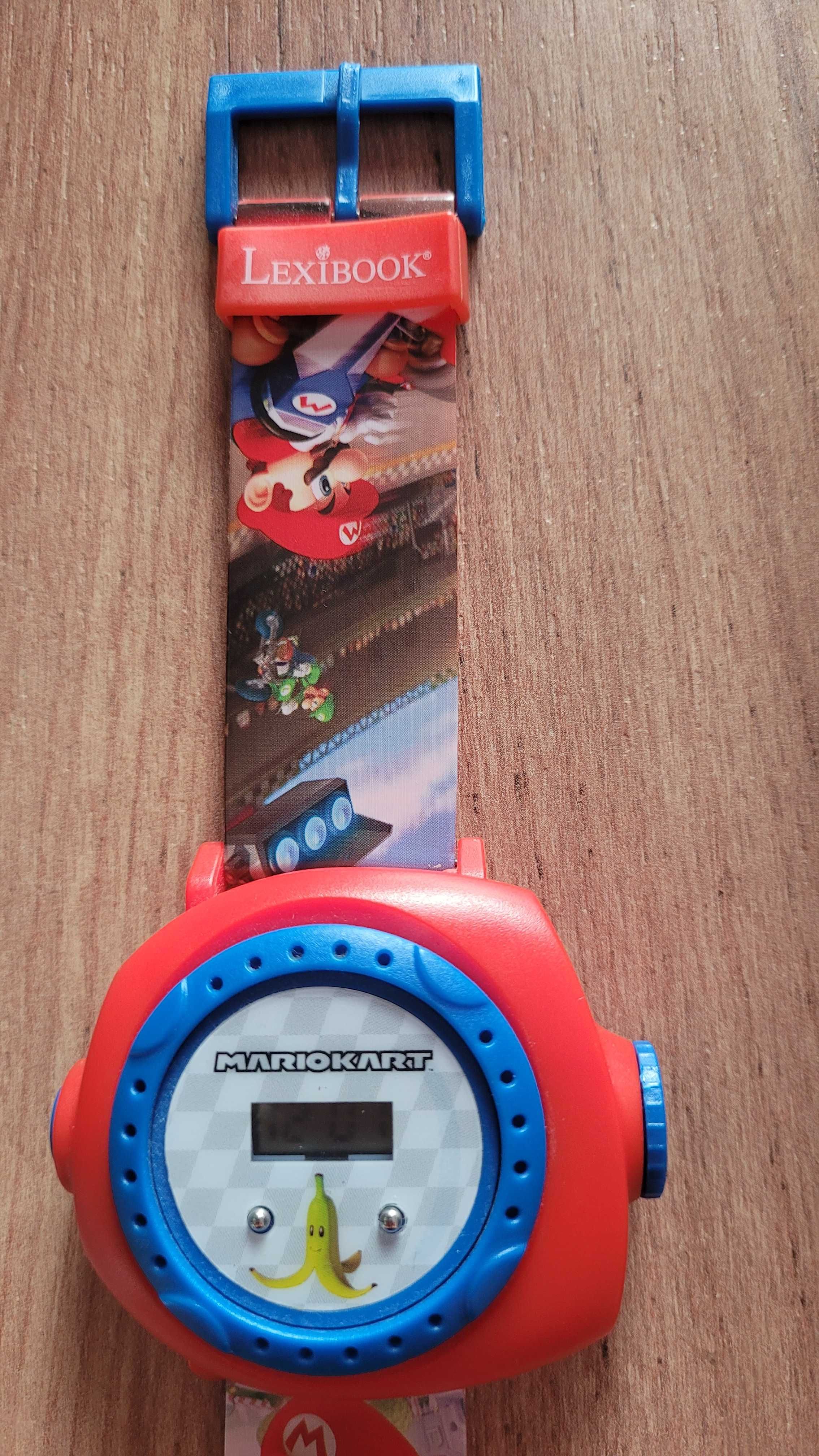 Zegarek Mario MarioKart z projektorkiem światełko