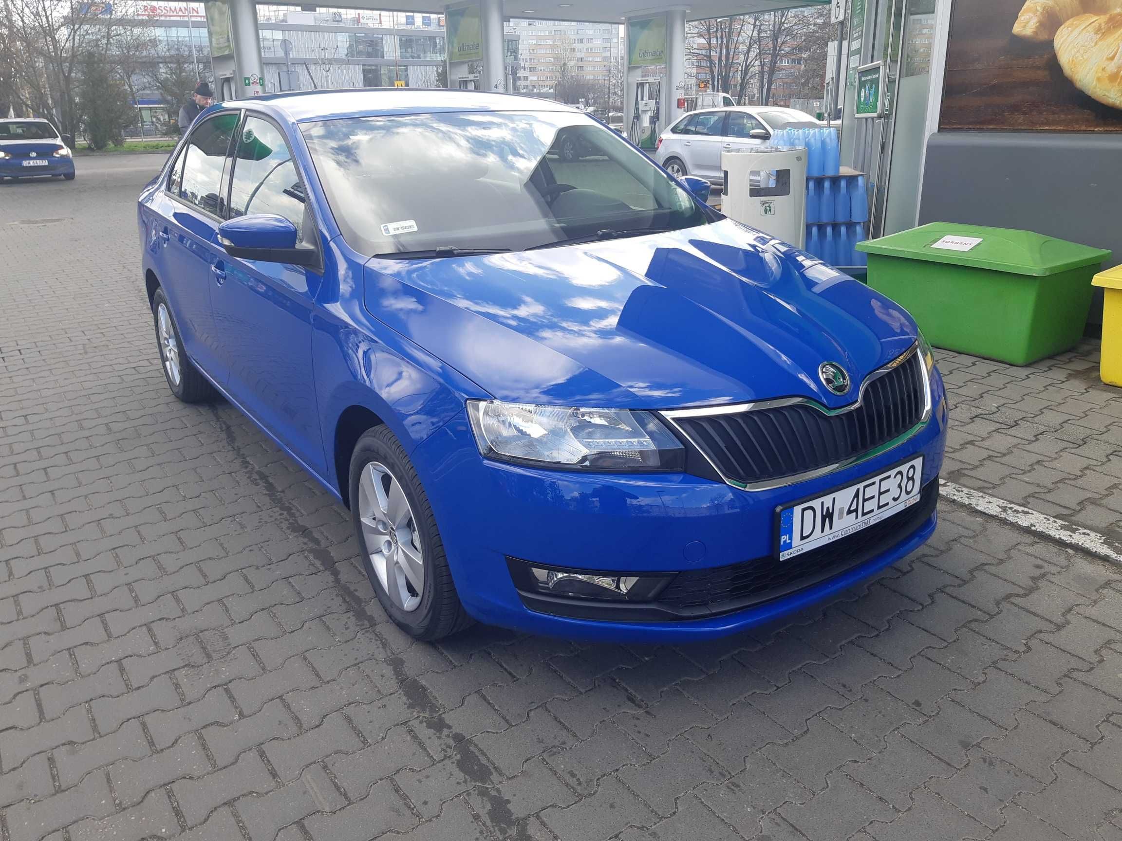 Skoda Rapid DSG, Wynajem długoterminowy samochodów, wypożyczalnia aut