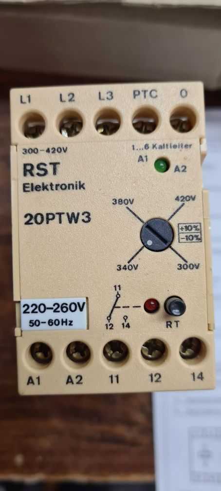 Przekaznik - monitorowanie zaniku fazy  RST Elektronik 20