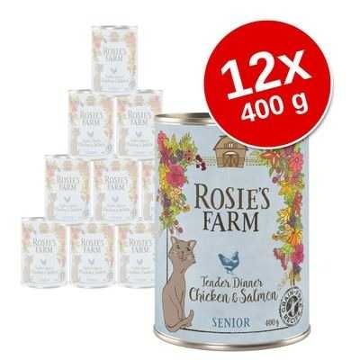 Karma ROSIES FARM 12x400g Łosoś, kurczak krewetki