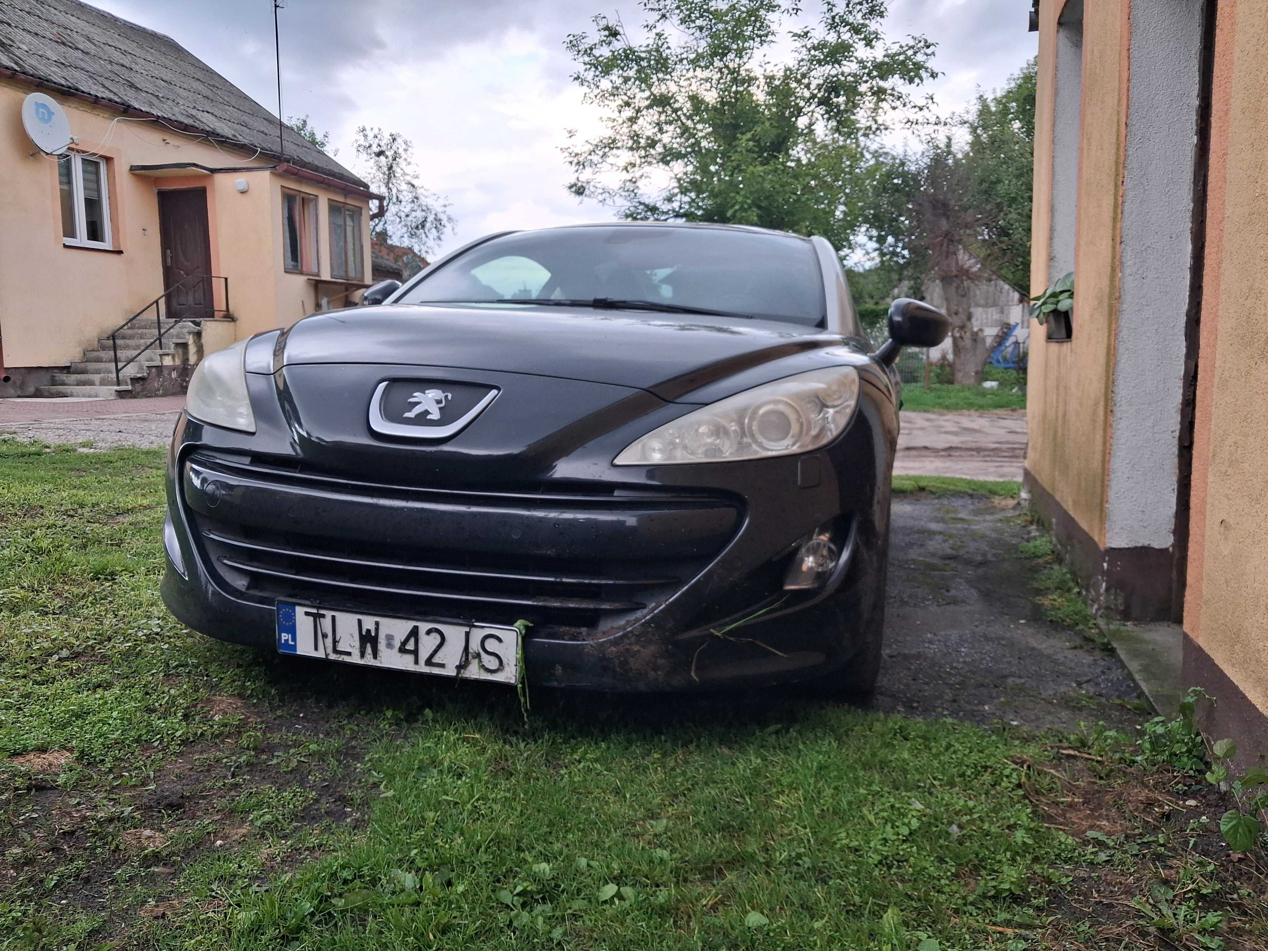 RCZ peugeot uszkodzony