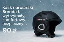 Kask narciarski Brenda – solidny, regulowany, dla dorosłego (L)